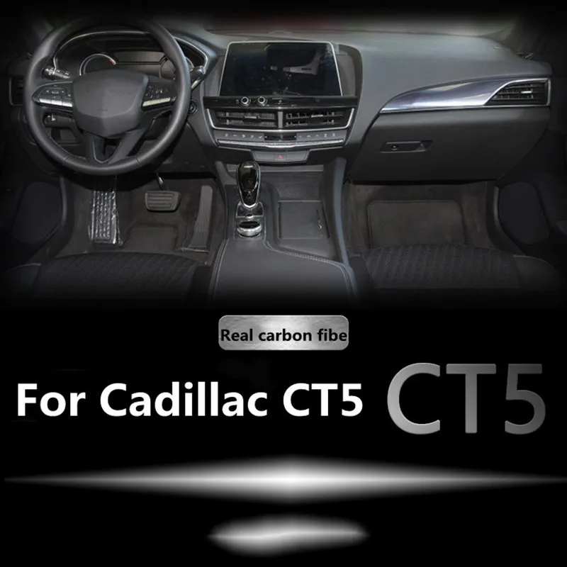 For the new Cadillac CT5 interior modification real carbon fiber patch real carbon fiber interior
For the new Cadillac CT5 interior modification real carbon fiber patch real carbon fiber interior