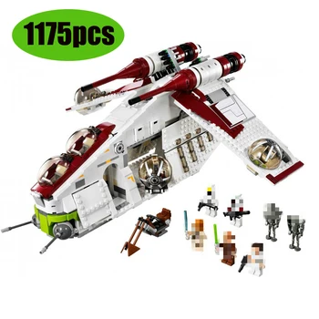 In Stock 05041 War UCS The Republic Gunship X Wing Star Tie Fighter Star Wars Building Lepining Blocks Set Bricks Toys 75021
In Stock 05041 War UCS The Republic Gunship X Wing Star Tie Fighter Star Wars Building Lepining Blocks Set Bricks Toys 75021