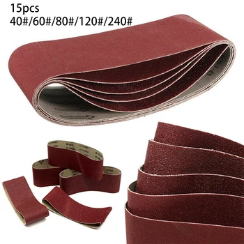 15PCS 75x457mm Sanding Belts Mixed Grits 60 80 100 120 240 Sander Power Tool For Light Industry, Leather
15PCS 75x457mm Sanding Belts Mixed Grits 60 80 100 120 240 Sander Power Tool For Light Industry, Leather