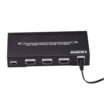 HDMI 2X1 Multi-Viewer Seamless Switch Picture Screen Divider Division with PIP POP Converter 4 Mode HDMI Show One HDTV Display
HDMI 2X1 Multi-Viewer Seamless Switch Picture Screen Divider Division with PIP POP Converter 4 Mode HDMI Show One HDTV Display