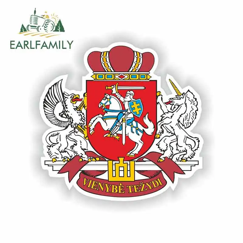 EARLFAMILY 13cm x 12.6cm for Lithuania Coat of Arms Cartoon Car Stickers Vinyl JDM Bumper Trunk Truck Graphics Bumper Windows
EARLFAMILY 13cm x 12.6cm for Lithuania Coat of Arms Cartoon Car Stickers Vinyl JDM Bumper Trunk Truck Graphics Bumper Windows