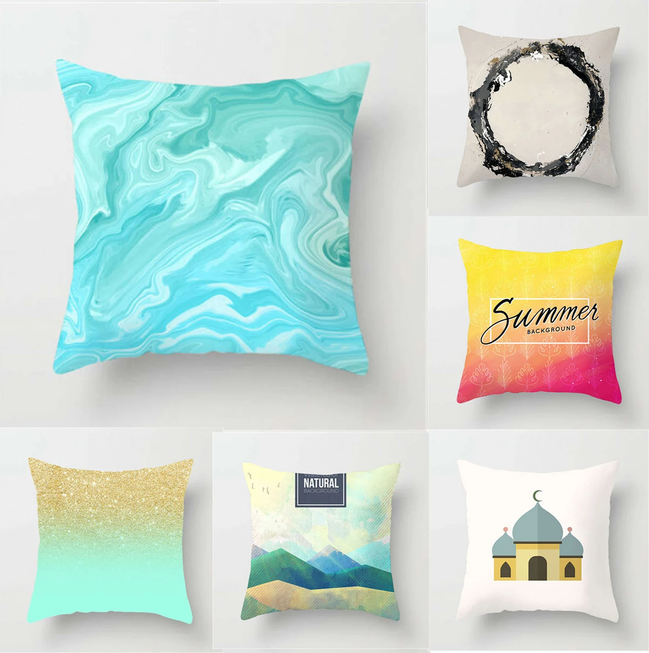 Geometric Pillow Mountain Cushion Case Decor Art Polyester Sofa Home Throw Waist Cover 45*45CM
Geometric Pillow Mountain Cushion Case Decor Art Polyester Sofa Home Throw Waist Cover 45*45CM