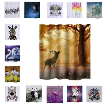 Extra Long Fabric Bath Shower Curtain with 12 Hooks Bathroom Use 14 Types
Extra Long Fabric Bath Shower Curtain with 12 Hooks Bathroom Use 14 Types