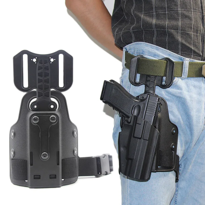 Tactical Thigh Gun Holster for Glock 17 18 Beretta M9 92 Colt 1911 Adjustable Drop Leg Pistol Case Hunting Nylon Pouch
Tactical Thigh Gun Holster for Glock 17 18 Beretta M9 92 Colt 1911 Adjustable Drop Leg Pistol Case Hunting Nylon Pouch