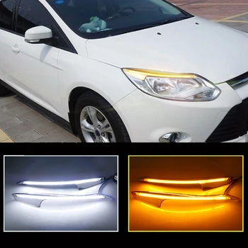 Car Headlight Eyebrow Decoration Turn Signal DRL LED Daytime Running Light for Ford Focus 3 MK3 2012-2015
Car Headlight Eyebrow Decoration Turn Signal DRL LED Daytime Running Light for Ford Focus 3 MK3 2012-2015