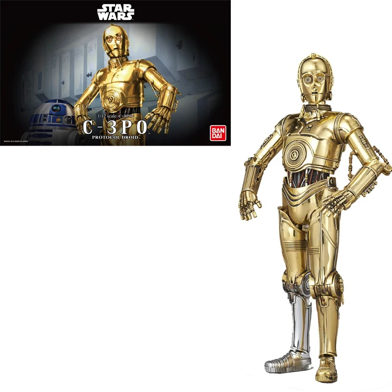 Bandai хобби Звездные войны линия героев 1/12C-3PO экшн-Фигурки игрушки для детей |