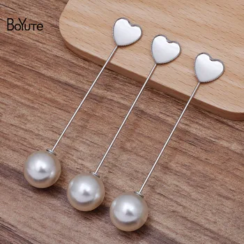 BoYuTe (30 Pieces/Lot) 12MM Heart Cabochon Base Blank Lapel Pin with Pearl Stopper Diy Handmade Brooch Pins Accessories
BoYuTe (30 Pieces/Lot) 12MM Heart Cabochon Base Blank Lapel Pin with Pearl Stopper Diy Handmade Brooch Pins Accessories