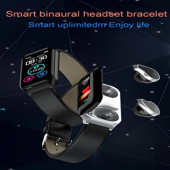 DIDIHOU New Design M1 AI Smart Watch Bluetooth Headphone Heart Rate Monitor Smart Wristband Headset Standby Fitness Bracelet
DIDIHOU New Design M1 AI Smart Watch Bluetooth Headphone Heart Rate Monitor Smart Wristband Headset Standby Fitness Bracelet