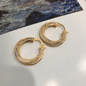 Timeless Wonder Brass Enrusted Stone Swirl Circle Drop Earrings Women Jewelry Gothic Boho Designer Top Trendy Rare Ins Gold 2261
Timeless Wonder Brass Enrusted Stone Swirl Circle Drop Earrings Women Jewelry Gothic Boho Designer Top Trendy Rare Ins Gold 2261