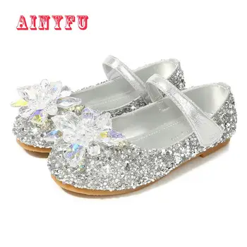 Ainyfu Kids Glitter Wedding Party Shoes New Princess Girl Leather Shoes 2019 Crystal Children's Shoes Infantil Chaussure B406 
Ainyfu Kids Glitter Wedding Party Shoes New Princess Girl Leather Shoes 2019 Crystal Children's Shoes Infantil Chaussure B406