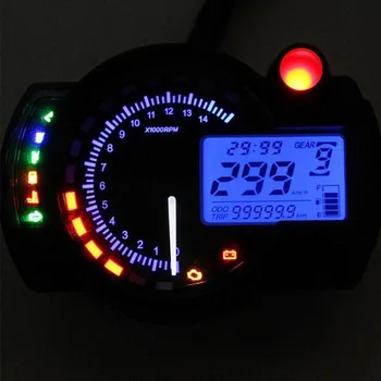 Universal Motorcycle Digital Light LCD Speedometer Odometer Tachometer W/ Speed Sensor 7 Color Display Oil Level Meter Hot Sale
Universal Motorcycle Digital Light LCD Speedometer Odometer Tachometer W/ Speed Sensor 7 Color Display Oil Level Meter Hot Sale