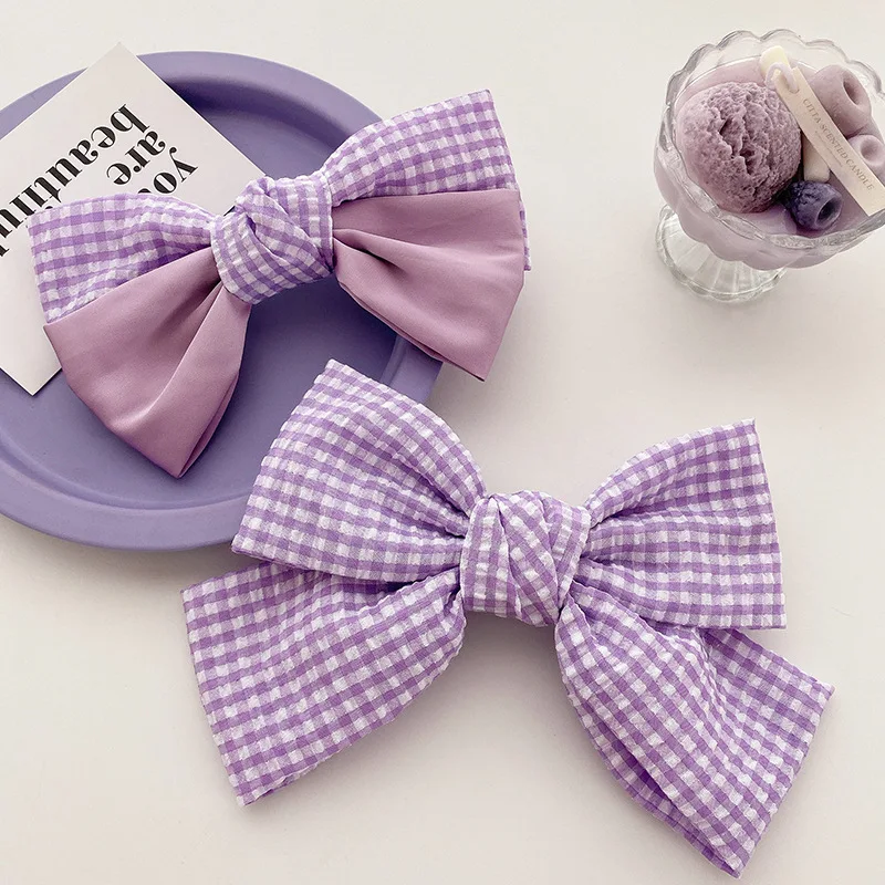 Sweet grid Big Bowknot Hair Clip for Girl Women chiffon Bowknot Headbands Hairgrips Headwear Holiday Gift Hair Accessories
Sweet grid Big Bowknot Hair Clip for Girl Women chiffon Bowknot Headbands Hairgrips Headwear Holiday Gift Hair Accessories
