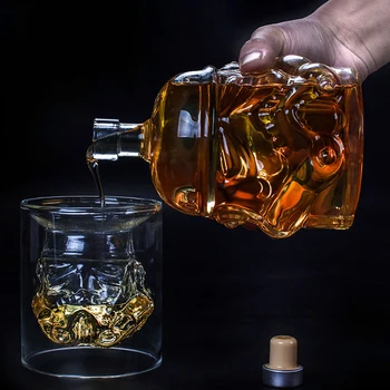 For 650ml Star Wars White Soldier Glass Bottle Jug 150ML Star Wars Storm Trooper Spirit Crystal Wine Glass Cup Drinkware Tools
For 650ml Star Wars White Soldier Glass Bottle Jug 150ML Star Wars Storm Trooper Spirit Crystal Wine Glass Cup Drinkware Tools