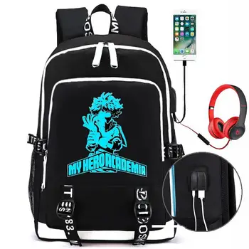 Anime My Hero Academia Backpack Cartoon USB Character Children Knapsack Girls Boys Backpack Bags Unisex Boku No Hero Academia 
Anime My Hero Academia Backpack Cartoon USB Character Children Knapsack Girls Boys Backpack Bags Unisex Boku No Hero Academia
