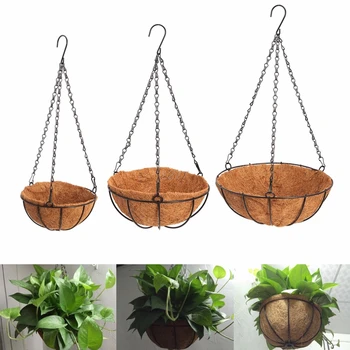 2020 Hot sale new 1pcs Hanging Coconut Vegetable Flower Pot Basket Liners Planter Garden Decor Iron Art Dropship
2020 Hot sale new 1pcs Hanging Coconut Vegetable Flower Pot Basket Liners Planter Garden Decor Iron Art Dropship