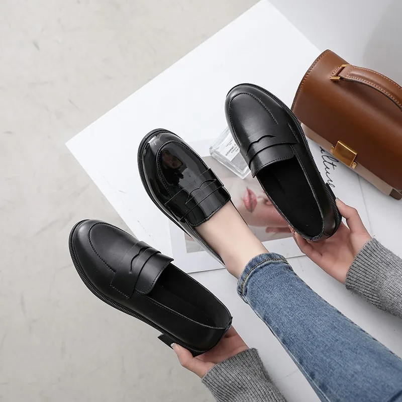 2019 Spring And Autumn New Style Korean-style JK Low Heel Uniform Shoes Versatile round-Toe Loafers INS College Shoes Comfortabl
2019 Spring And Autumn New Style Korean-style JK Low Heel Uniform Shoes Versatile round-Toe Loafers INS College Shoes Comfortabl