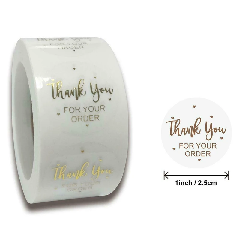 500pcs Thank You For Your Order Sticker Transparent Sealing Labels Sticker Scrapbooking Material Envelope Stationery Supply
500pcs Thank You For Your Order Sticker Transparent Sealing Labels Sticker Scrapbooking Material Envelope Stationery Supply