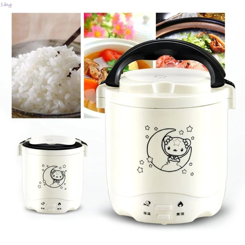 Home Electric Mini Rice Cooker Steamer Car Cooking Soup Porridge Rice Heating Y98B
Home Electric Mini Rice Cooker Steamer Car Cooking Soup Porridge Rice Heating Y98B