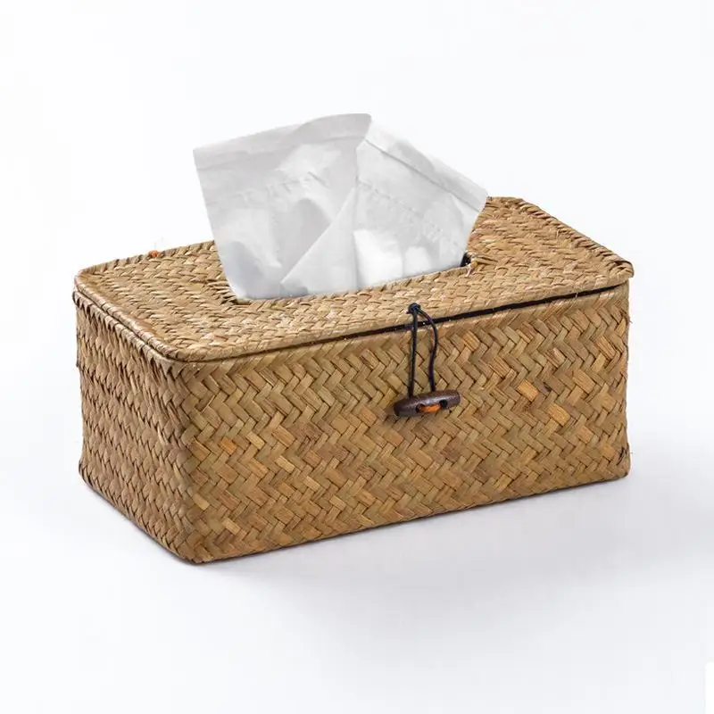 Willow Tissue Box Retro Creative Straw Woven Living Room Coffee Table Car Napkin Box Rectangular Storage Tissue Home Decor
Willow Tissue Box Retro Creative Straw Woven Living Room Coffee Table Car Napkin Box Rectangular Storage Tissue Home Decor
