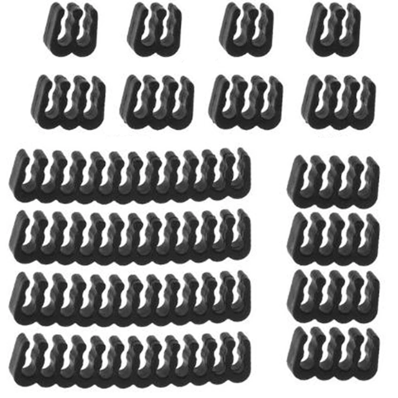 16Pcs PP Cable Comb/Clamp/Clip/Organizer/Dresser for 2.5-3.2mm PC Power Cables Wiring 4/6/8/24 Pin Cable Manager
16Pcs PP Cable Comb/Clamp/Clip/Organizer/Dresser for 2.5-3.2mm PC Power Cables Wiring 4/6/8/24 Pin Cable Manager