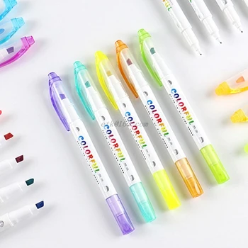 5pcs Double Head Highlighter Pen Marker Pastel Liquid Chalk Fluorescent Pencl
5pcs Double Head Highlighter Pen Marker Pastel Liquid Chalk Fluorescent Pencl