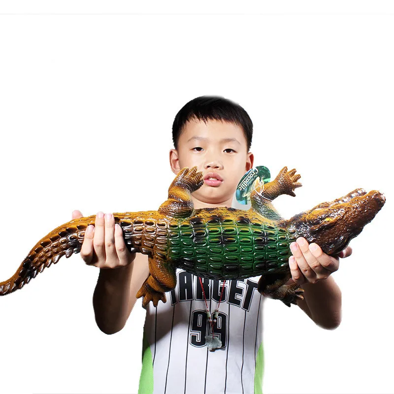 60CM Wild animal jumbo crocodile Model figures toys Soft rubber Simulation Cold-blooded animal Decorate collection toys For Kids
60CM Wild animal jumbo crocodile Model figures toys Soft rubber Simulation Cold-blooded animal Decorate collection toys For Kids