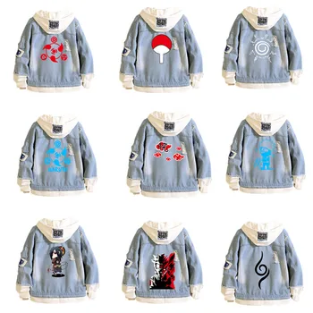 2020 New Anime Naruto Cosplay Denim Jacket Spring Autumn Winter Hooded Casual Sweatshirt Uchiha Itachi Coat Naruto Sasuke Top
2020 New Anime Naruto Cosplay Denim Jacket Spring Autumn Winter Hooded Casual Sweatshirt Uchiha Itachi Coat Naruto Sasuke Top