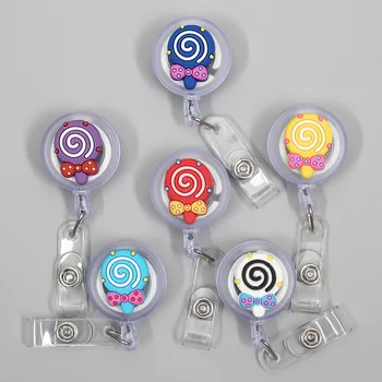 Newest Lovely 60cm Silicone Lollipop Retractable Badge Reel Students & Nurse Exhibition Enfermera Name Card ID Card Chest
Newest Lovely 60cm Silicone Lollipop Retractable Badge Reel Students & Nurse Exhibition Enfermera Name Card ID Card Chest