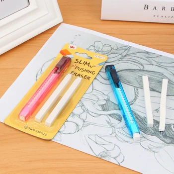 Cute Scalable Refills Eraser Knife Shape Rubber Eraser Set Have Two Refills School Kawaii Material Office Supplies
Cute Scalable Refills Eraser Knife Shape Rubber Eraser Set Have Two Refills School Kawaii Material Office Supplies