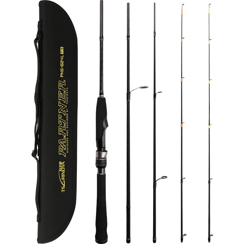 TSURINOYA PARTNER 2 Tips Fishing Rod 1.88m 1.89m 4 Section UL/L Spinning Castig Lure Rod Carbon Fiber Fishing Pole
TSURINOYA PARTNER 2 Tips Fishing Rod 1.88m 1.89m 4 Section UL/L Spinning Castig Lure Rod Carbon Fiber Fishing Pole