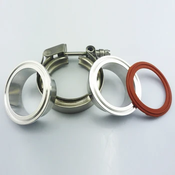 1.5''-5.0" ss304 Quick release V band clamp with Aluminum Alloy flange kit for exhaust pipe clamp nylon nut
1.5''-5.0" ss304 Quick release V band clamp with Aluminum Alloy flange kit for exhaust pipe clamp nylon nut