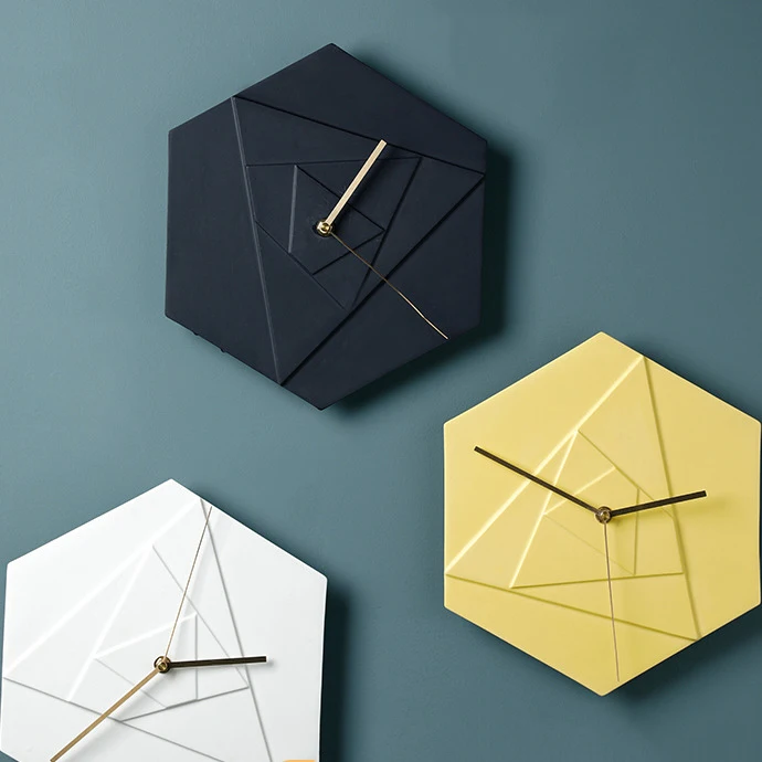 Nordic Modern Wall Clock Ceramics Mute Simple Geometric Wall Clock Fashion Reloj Pared Digital Living Room Decoration MM60WC
Nordic Modern Wall Clock Ceramics Mute Simple Geometric Wall Clock Fashion Reloj Pared Digital Living Room Decoration MM60WC