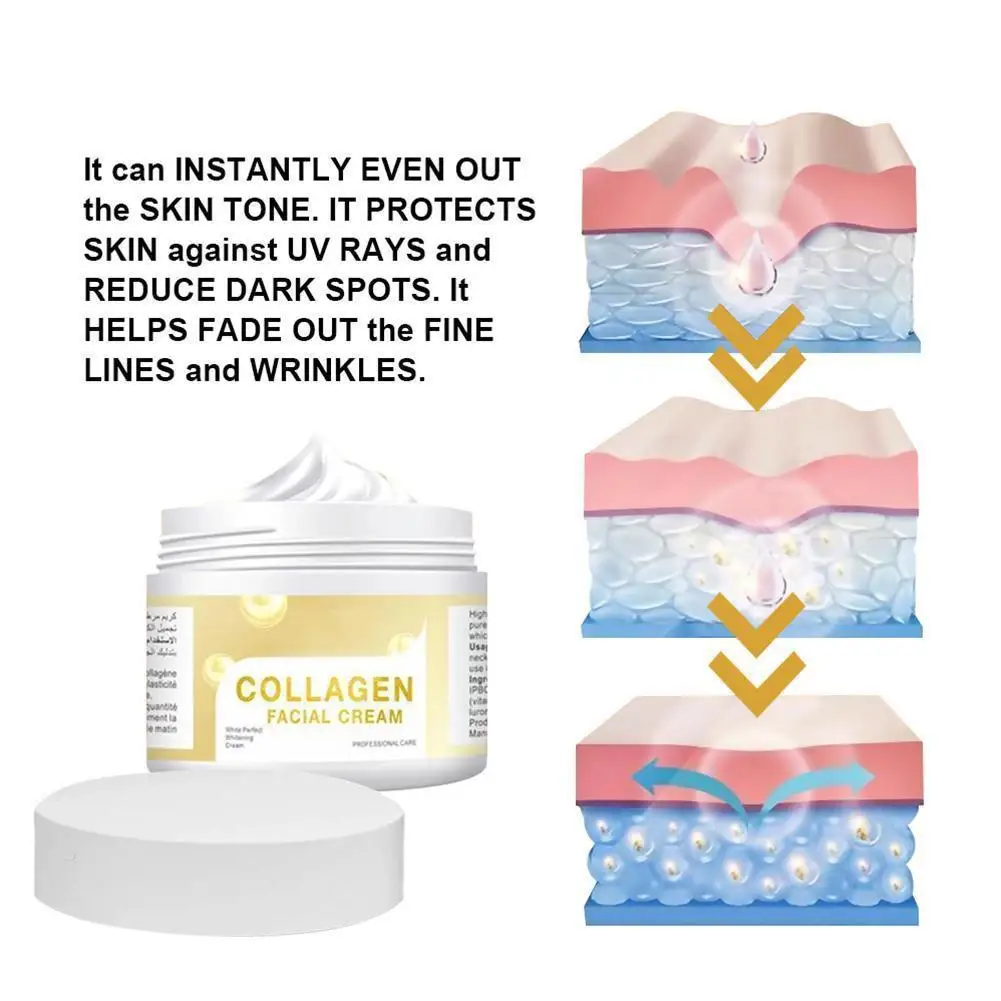 30/80ml Collagen Cream Lifting Face Moisturizing Cream Anti-aging Face Firming Care Cream Wrinkle Skin Whitening Anti B5C9
30/80ml Collagen Cream Lifting Face Moisturizing Cream Anti-aging Face Firming Care Cream Wrinkle Skin Whitening Anti B5C9
