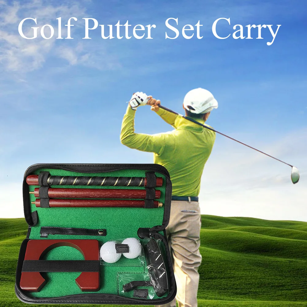 Sports Carry Case Golf Putter Set Putting Practice Gift Wood Portable Equipment Indoor Training Aids Mini Travel Ball Holder
Sports Carry Case Golf Putter Set Putting Practice Gift Wood Portable Equipment Indoor Training Aids Mini Travel Ball Holder