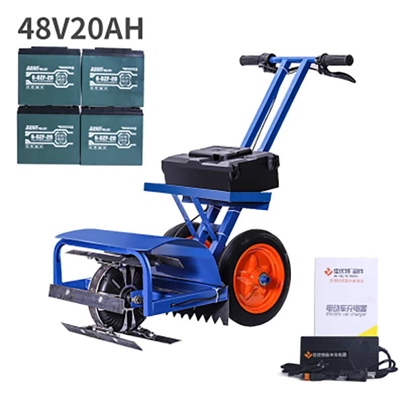 48V 20AH battery Corn hoe walk-behind weeder orchard agricultural small hand push charging hoe loose soil machine
48V 20AH battery Corn hoe walk-behind weeder orchard agricultural small hand push charging hoe loose soil machine
