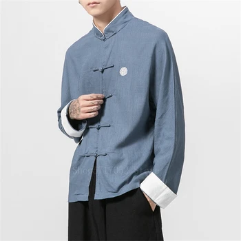5XL Chinese Traditional Clothes Top Men Male Tang Suit Jacket Solid Color Embroidery Linen Casual Fashion Streetwear Hanfu Shirt
5XL Chinese Traditional Clothes Top Men Male Tang Suit Jacket Solid Color Embroidery Linen Casual Fashion Streetwear Hanfu Shirt