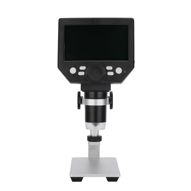

Electronic USB Microscope 1-1000X Digital Soldering Video Microscopes 4.3" LCD HD Magnifying Camera 8 LED Metal Stand Magnifier