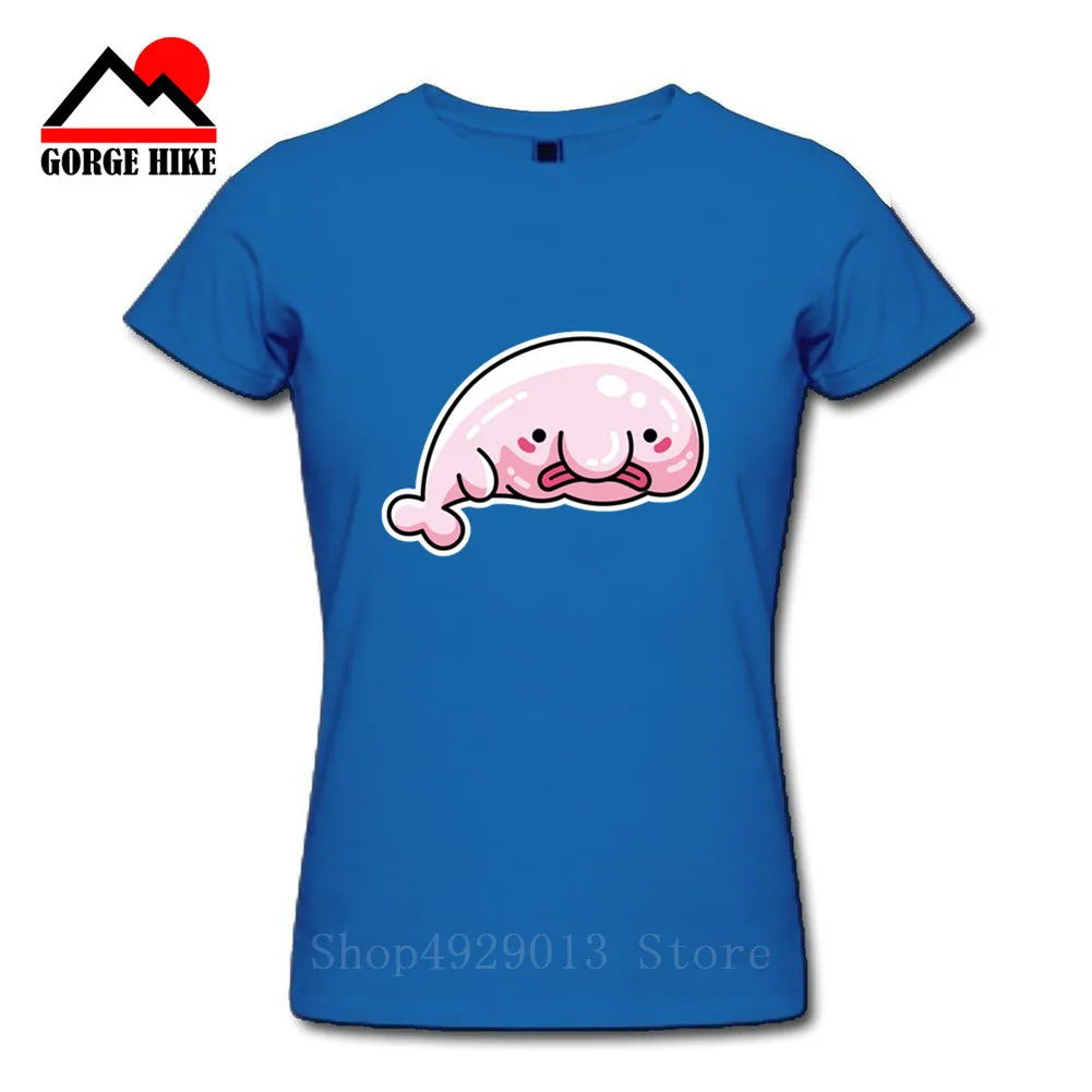 Для кавайной девушки футболка шарика рыбы со смешными героями из мультфильмов