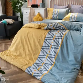 Bedding Cotton Set 2020 New Heavy Brushed Stripe Mordern Bed Linen Set Thicken Duvet Cotton Fabric Cover+ Flat Sheet+Pillowcase
Bedding Cotton Set 2020 New Heavy Brushed Stripe Mordern Bed Linen Set Thicken Duvet Cotton Fabric Cover+ Flat Sheet+Pillowcase