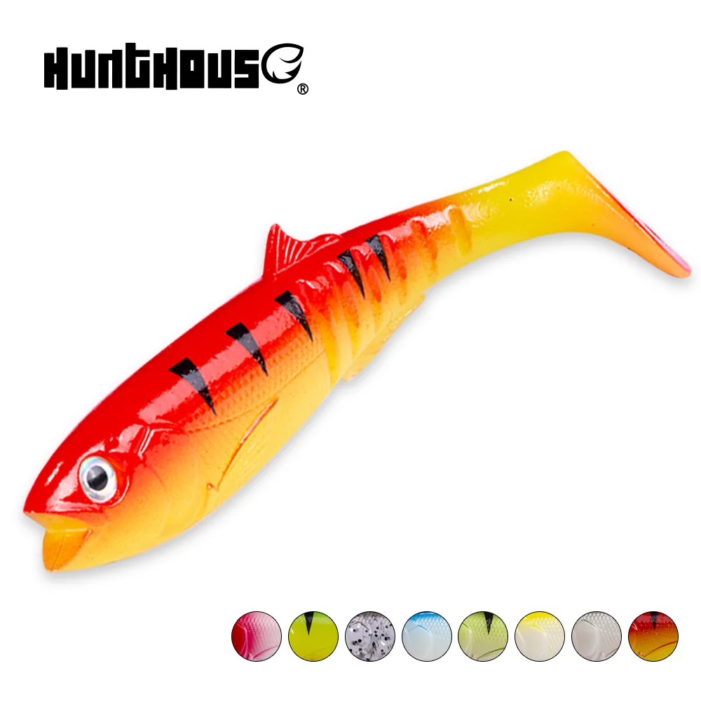

Hunthouse soft lure shad 100mm 13.3g wobblers silicone worm artificial bass leurre pescar savage gear Cannibal Baits fishing