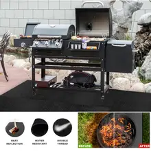 Barbecue Flame Retardant Protective Mat Outdoor Camping Cloth Floor Protection Mat Insulation Cushion Silicone Fireproof Cloth Barbecue Flame Retardant Protective Mat Outdoor Camping Cloth Floor Protection Mat Insulation Cushion Silicone Fireproof Cloth