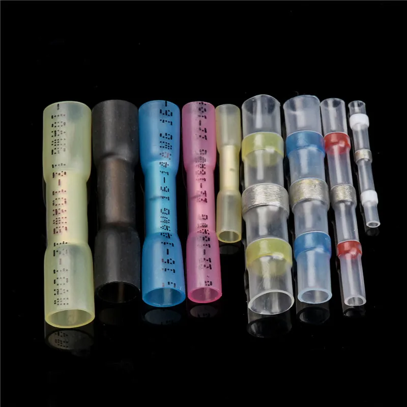 Waterproof Insulated Heat Shrink Seal Butt Wire Connector Crimp Terminals +Soldered Sleeve Splice Terminal Connectors 240Pcs/Set
Waterproof Insulated Heat Shrink Seal Butt Wire Connector Crimp Terminals +Soldered Sleeve Splice Terminal Connectors 240Pcs/Set
