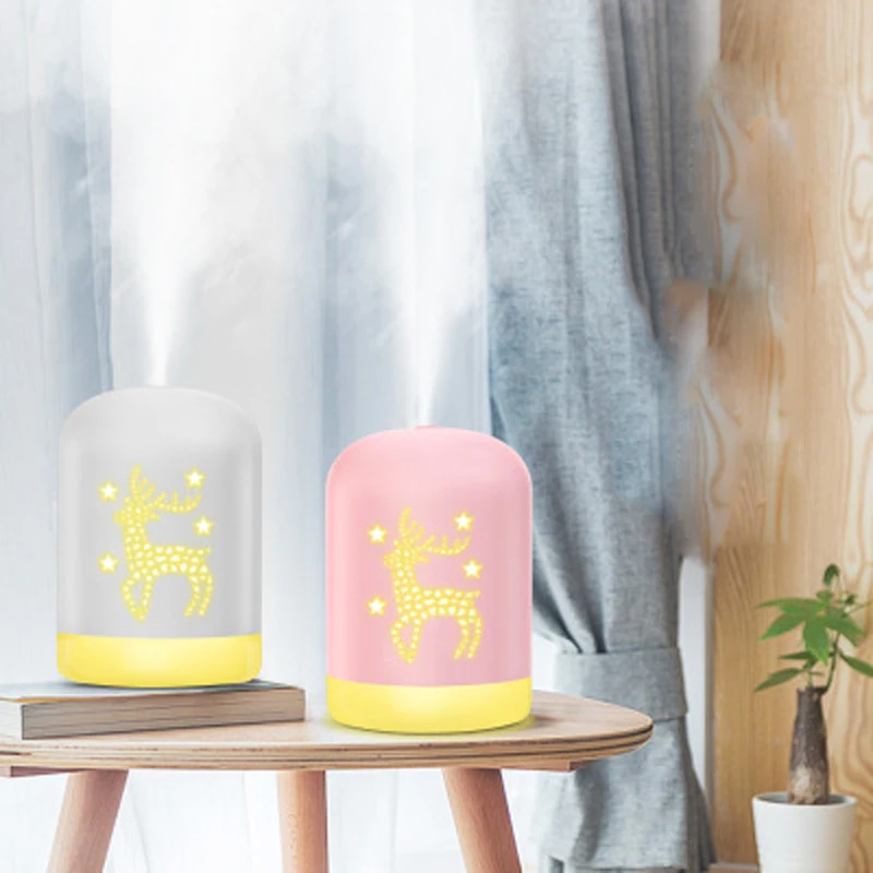 ELOOLE 340 ML Deer USB Portable Air Humidifier Aromatherapy Diffuser Mist Spray Pink White Color With Night Light For Desktop
ELOOLE 340 ML Deer USB Portable Air Humidifier Aromatherapy Diffuser Mist Spray Pink White Color With Night Light For Desktop