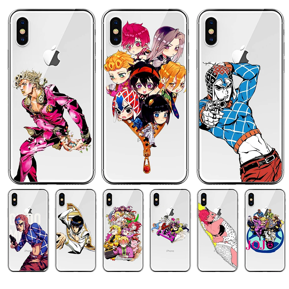 Чехол JOJO 39 s для iPhone 5 5S SE 6 6S 7 8 Plus X XS XR 11 Pro Max силиконовый чехол sofe tpu etui|Бамперы| |