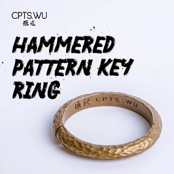 CPTS.WU Hammered Pattern Key Ring Handmade Bronze Keychain Accessories Retro Style Metal Circle Key Chains Bronze DIY
CPTS.WU Hammered Pattern Key Ring Handmade Bronze Keychain Accessories Retro Style Metal Circle Key Chains Bronze DIY