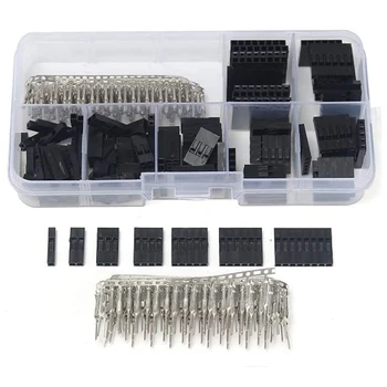 310pcs / Dupont 2.54mm Connector Dupont Cable Jumper Wire Pin Header Housing kit Male Crimp Pin + Female Pin Header Connector
310pcs / Dupont 2.54mm Connector Dupont Cable Jumper Wire Pin Header Housing kit Male Crimp Pin + Female Pin Header Connector