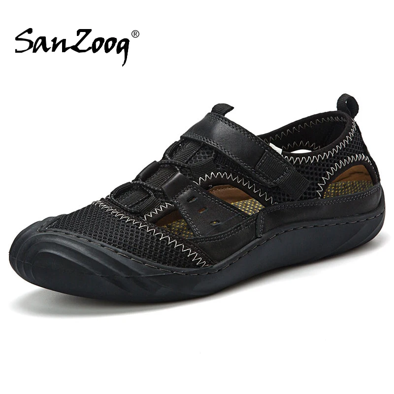 Sandals For Men Outdoor Breathable Summer Beach Shoes 2021 Closed Toe Sandles Handmade Hard-Wearing Dropshipping
Sandals For Men Outdoor Breathable Summer Beach Shoes 2021 Closed Toe Sandles Handmade Hard-Wearing Dropshipping
