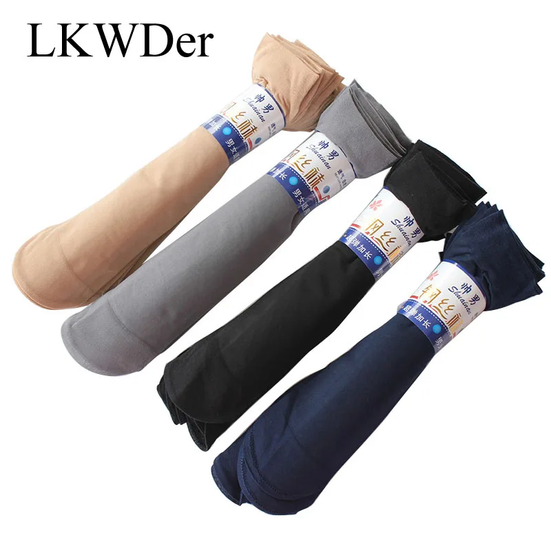 LKWDer Solid 5 Pairs Business Mens Summer Socks Thin Silk High Elastic Nylon Breathable Casual Short Crew Socks Male Cool Socks
LKWDer Solid 5 Pairs Business Mens Summer Socks Thin Silk High Elastic Nylon Breathable Casual Short Crew Socks Male Cool Socks