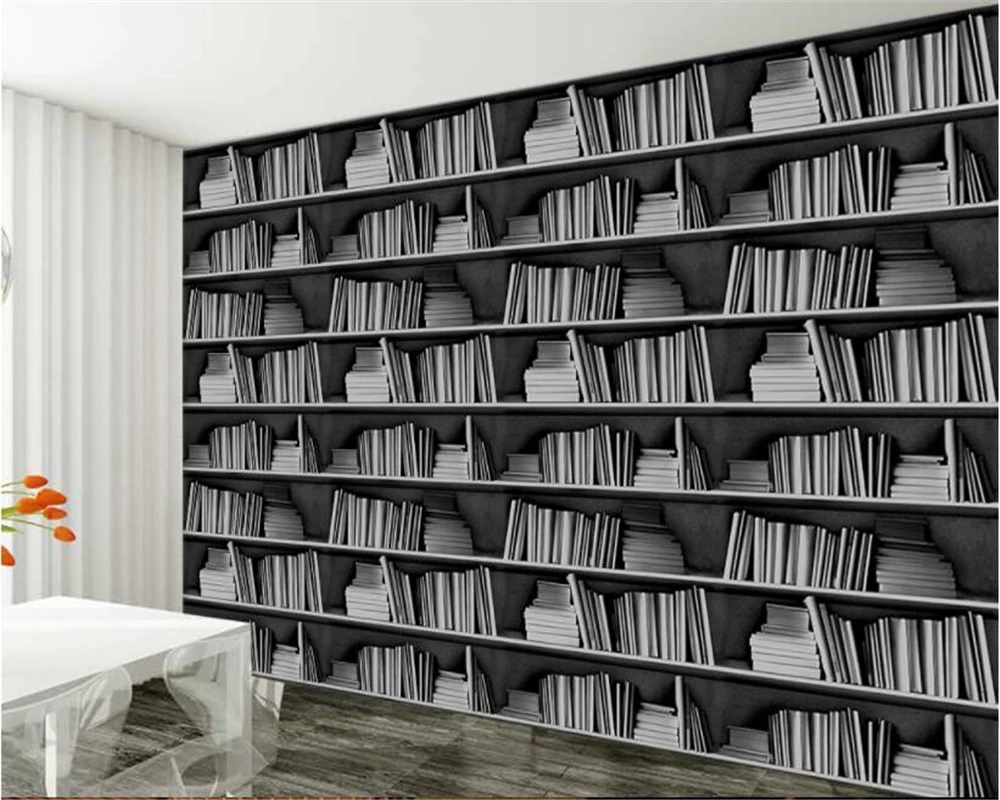Drop Shipping Papel De Parede 3d Wallpaper Retro European Black And White Abstract Bookcase Study Decoration Photo 3D Wallpaper
Drop Shipping Papel De Parede 3d Wallpaper Retro European Black And White Abstract Bookcase Study Decoration Photo 3D Wallpaper