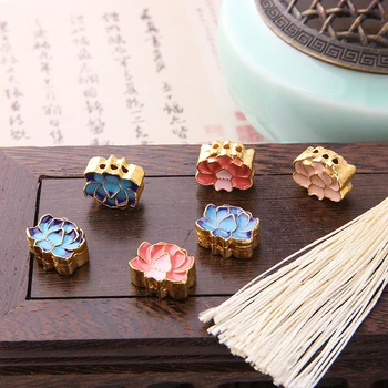 10pcs Cloisonne Diy hand-made Hairpin Bracelet Pendant Chinese Style Lotus Accessories Ethnic Retro Style Enamel Accessories
10pcs Cloisonne Diy hand-made Hairpin Bracelet Pendant Chinese Style Lotus Accessories Ethnic Retro Style Enamel Accessories